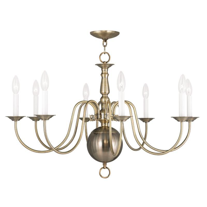 Shown in Antique Brass finish